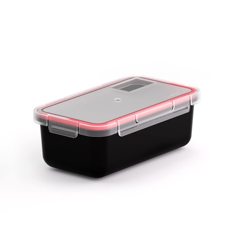 Valira 6090/15 Airtight Container 0.75 L Made in Spain Black