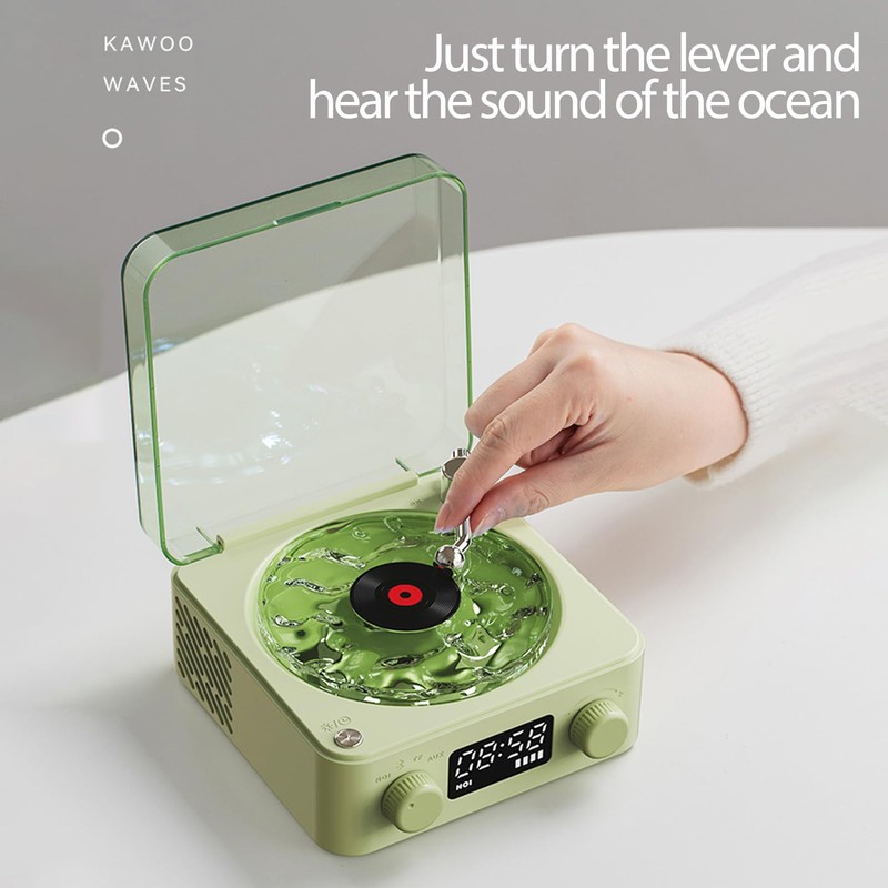 Bluetooth Record Player, 3 in 1 Vinyl Speaker in Record