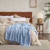 Bedsure 100% Cotton Large Throw Blanket for Couch - Waffle