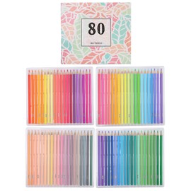 80Pcs Colored Pencil Multicolor Drawing Painting Pencils Set for Artists Beginners