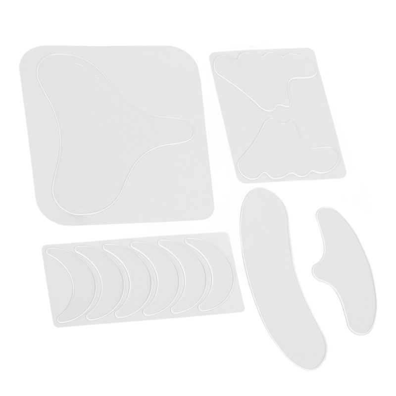 11pcs Facial Wrinkle Flattening Patch Remove Eye Bags Silicone Anti