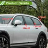HOPESPANNER Door Pillar Window Trim for Chevy Captiva 2006-2015 Carbon
