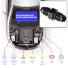 MACHSWON Universal Car Fuel Oil Pipe Connector AN4 Male to