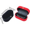 2PCS Wider Slot Velvet Ring Box Couple Ring Box Jewelry