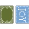 Sizzix Textured Impressions Embossing Folders 2/Pkg-Holiday Joy