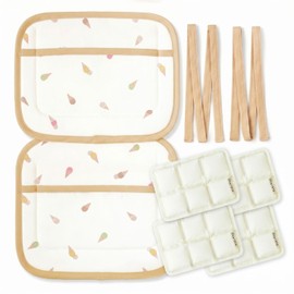 Kerata Baby Stroller, Insulated Seat, Cold Pack, Baby Strap, Ice Pillow, Child Seat, For Going Out, Top and Bottom Separation (f. Ice Cream)