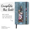 V & A Bookaroo Pen Pouch Kilburn Black Floral