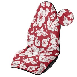 JOAIFO Hawaii Flower Car Seat Towel Cover After Gym Swimming Yoga,Waterproof Beach Car Seat Covers for Cars,Trucks,Vans & SUV, Machine Washable