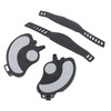 2PCS Exercise Bike Pedals with Straps PP PVC Stainless Steel