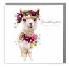 Lola Design - Granddaughter Christmas – Alpaca - Blank Christmas