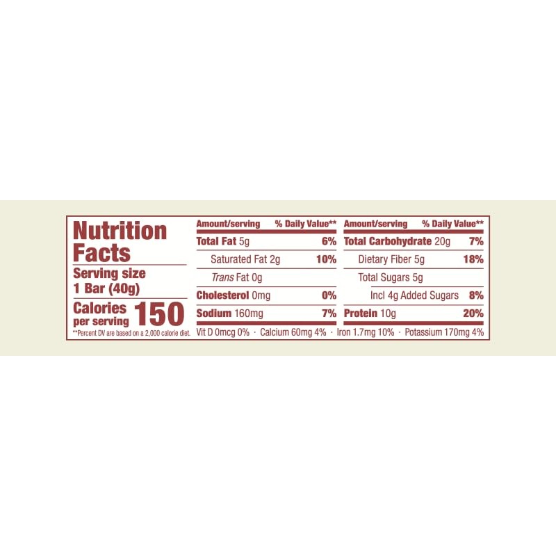 think! Protein Bars with Chicory Root for Fiber, Digestive Support,