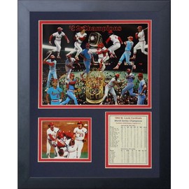 Legends Never Die 1982 St. Louis Cardinals Framed Photo Collage, 11x14-Inch, (11014U)