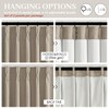 Flax Linen Greyish Beige Light Blocking Curtains 90 Inches Long