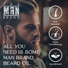 The Man Brand Beard Oil for Moisturizing, Grooming Beard and