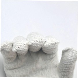 Operitacx 10pcs Wearproof Cotton Yarn Gloves Durable Protective Gloves for Construction Machinery Maintenance Home Workshop Breathable Skid Resistant for Labour Protection