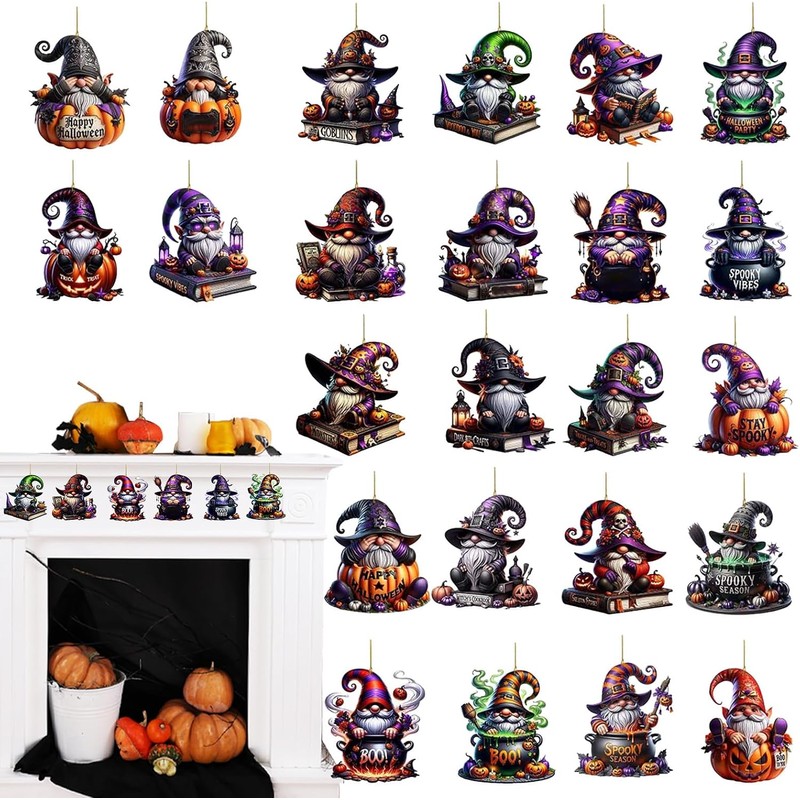 Calendario de Adviento Halloween 24 días – Decoración festiva con