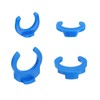 uxcell 200Pcs 1/4 Inch 3/8 Inch Locking Clip Set for