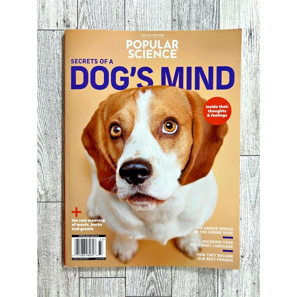 POPULAR SCIENCE "SECRETS OF A DOG'S MIND" MAGAZINE 2023