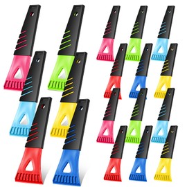 18 Pcs Plastic Ice Scrapers for Car Freezer Frost Remover Scoop Auto Windshield Scraper Freezer Defrost Ice Shovel for Car Windshield Cleaning Tool Winter Auto Accessories