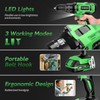 20V Cordless Drill, Electric Power Drill Set with Battery Charger,