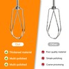 Hand Mixer Whisk Stainless Steel Attachments Compatible with Kitchen Aid