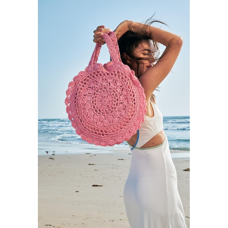 Kiss Sea Raffia Bag Straw Bags for Women Large Beach