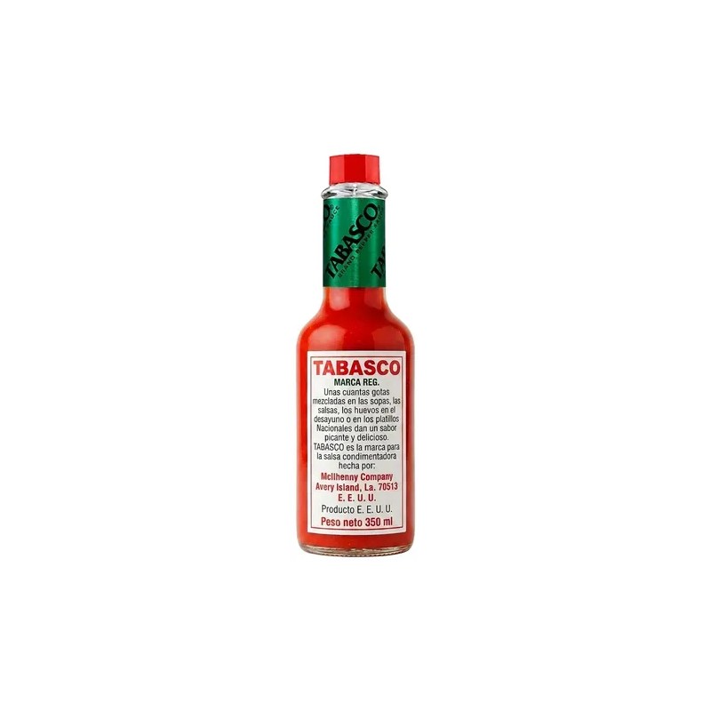Salsa Tabasco Picante 355 Ml Botella Grande Original