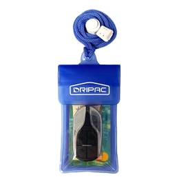 DRIPAC Waterproof Car Key FOB Case Waterproof Wallet Waterproof Holder Pouch for Key ID Badge Credit Card Cash (Purple)