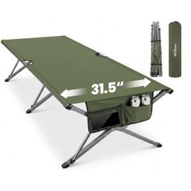 Join Nature Oversized Camping Cot Foldable for Adults, Supports 450 lbs