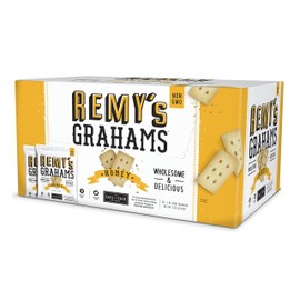 The Safe + Fair Food Company The Safe + Fair Food Company Remy's Grahams C Nut Free Graham Crackers C Non GMO, Whole Grain, Clean Label Snacks - Honey, 36 Count