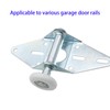 2 Packs 1.8" Nylon Garage Door Roller 4" Stem, Quiet