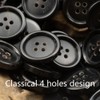 11Pcs Real Horn Buttons Set for Men Women's Blazer and