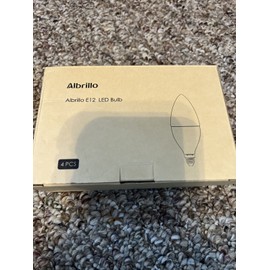 Albrillo E12 Bulb 4 Pcs Candelabra LED Bulbs,  Model ￼LL-LB4