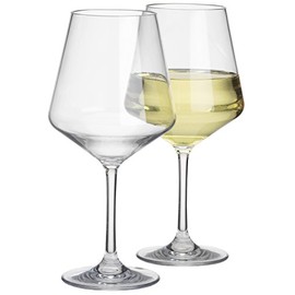 Flamefield SP1748 Savoy Standard Wine Goblets - Pack of 2, Transparent