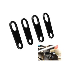 KICARYAJP Motorcycle Turn Signal Supplies, Turn Signal Stay, M10, Turn Signal Stay, Motorcycle, Front and Rear Turn Signal Stay, Exterior Parts, Black, Set of 4