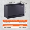 VEVOR Metal Storage Cabinet, 120lbs Load Capacity per Shelf, 20''