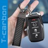 T-carbon Real Carbon Car Keychain, Car Key Chain, Keychain, Stylish,