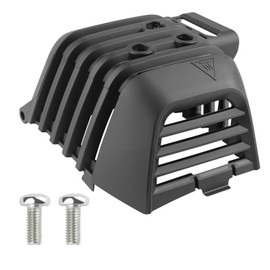 SIMPERAC SRM 2620 Muffler Cover for Echo SRM-2620 SRM-2620T PAS-2620 PE-2620 PPT-2620 SRM2620U SRM2620 Weed Eater Trimmer Muffler Cover A320001201 A320001200 with Screws