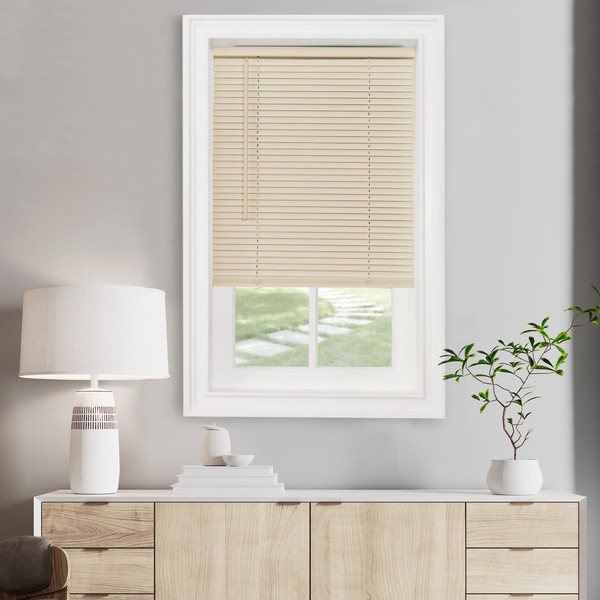 Cordless Light Filtering Mini Blind - 39 Inch Width, 72