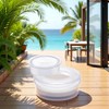 WaigN 2Pcs Transparent Standard Size Silicone Umbrella Hole Ring Plug