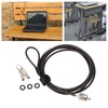 Laptop Cable Lock with 2 Keys Adjustable Length Flexibility Theft