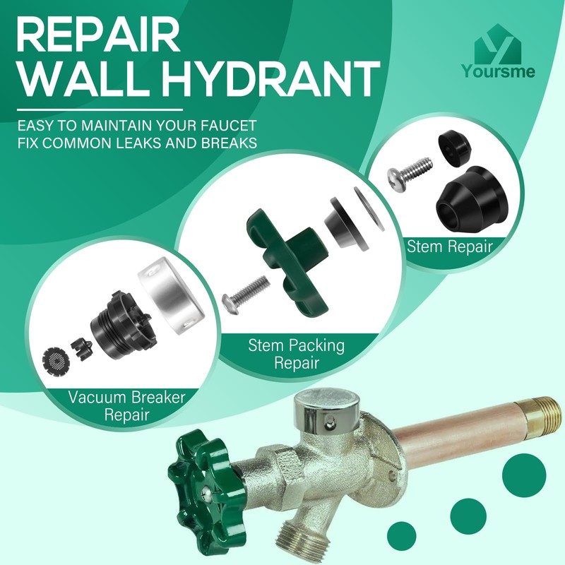 C-144KT-807 Complete Wall Hydrant Faucet Service Repair Kit for Prier