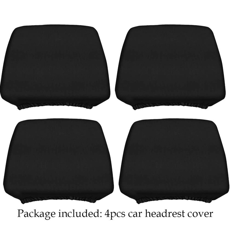 Imeisuit Car Seat Headrest Cover Soft Washable Dirt-proof Car Head