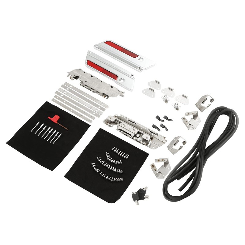 TCMT Hard Saddlebag Hardware Latch Lock Hinges Kit Fits For