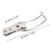 sourcing map 3.25-inch Iron Spring Loaded Toggle Latch Catch Clamp