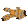 Striped Dog Pajamas Soft Stretchy Warm 4 Legged Puppy Jumpsuit