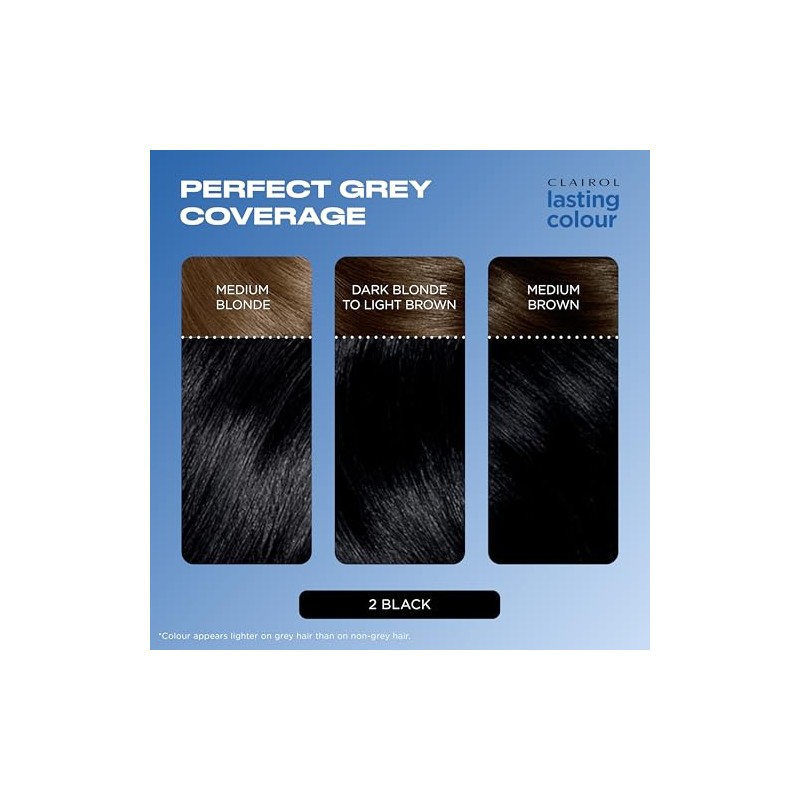 Clairol Lasting Colour Permanent Hair Dye | Ideal Grey Coverage
