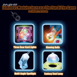 Magnetic Tiles Building Blocks Toys for Kids,144 PCS Magnet STEM Construction Set with LED Lights & Marble Run | Educational Learning Creative Gifts for Kids Ages 5-12 Boys and Girls