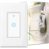 Alexa Smart Switch, Smart Light Switch Work with Google Home,