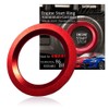 World Import 86/BRZ Starter Ring Aluminum Cover Garnish (Red)